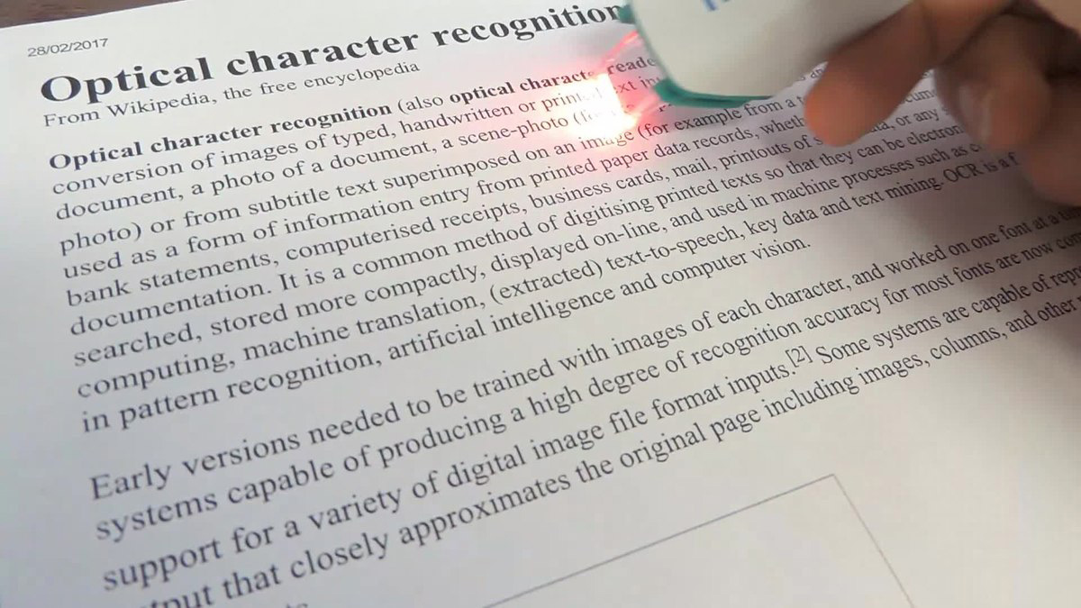 Image for optical-character-recognition demo